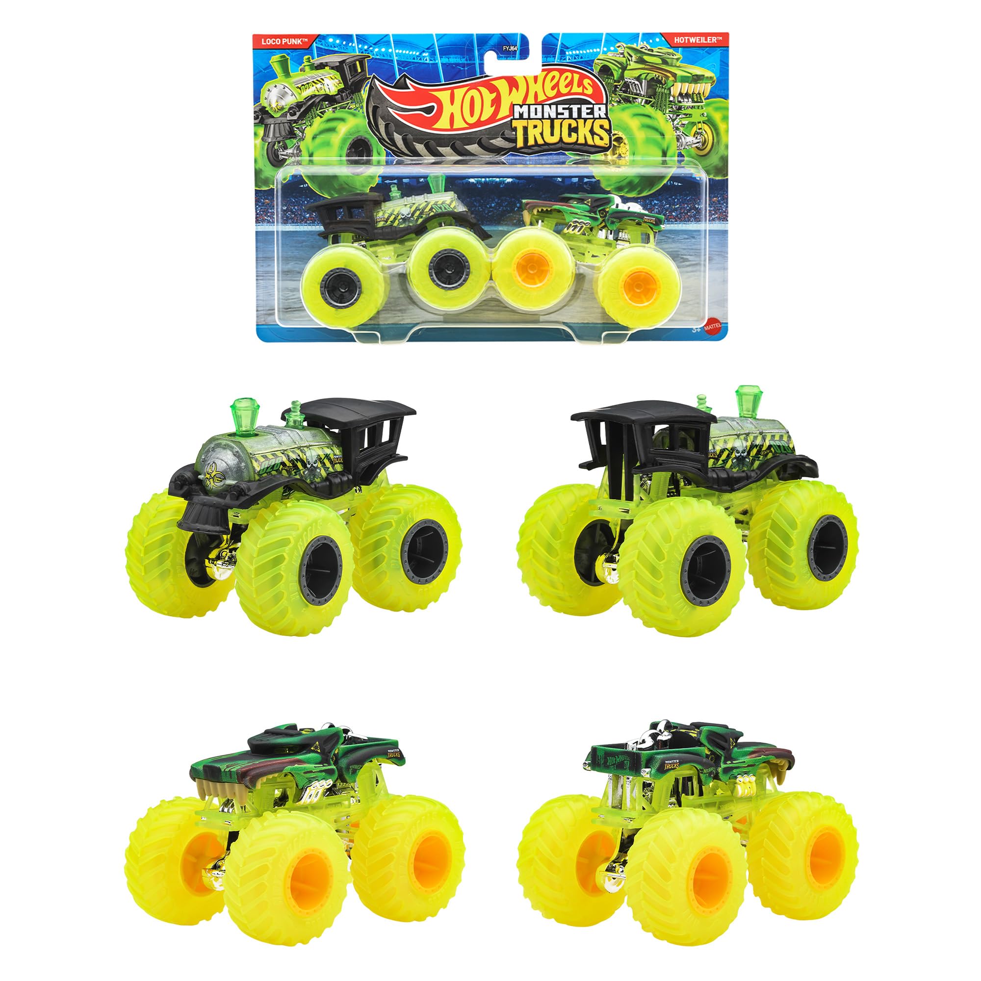 Amazon | ホットウィール(Hot Wheels) モンスタートラック 1:64 2